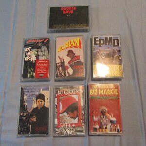 Vintage Rap Hip Hop Cassette Tapes Spice 1 DJ Quick Ice Cube 90s Lot of 7